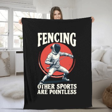 Discover Fencing: The Ultimate Sport Fleece Blankets