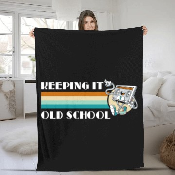 Discover Music Cassette Legend 90s Legendary Hits Fleece Blankets