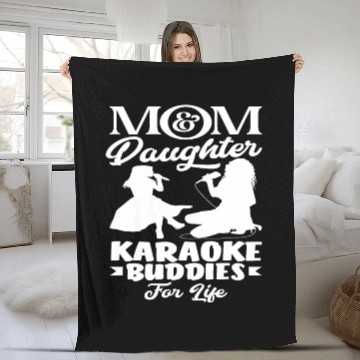 Discover Mom And Daughter Karaoke Friends Forever Fleece Blankets
