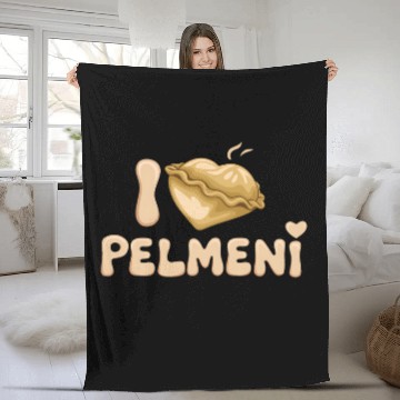 Discover Pelmeni Dumpling Russian Comfort Food Fleece Blankets