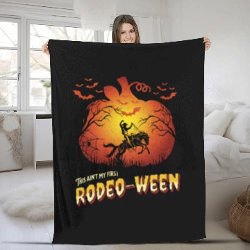 Discover This ain't my first Rodeo-ween Fleece Blankets