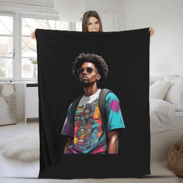 Discover Style Streetwear Fleece Blankets