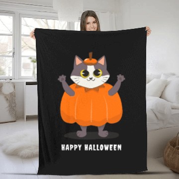 Discover Happy Halloween Fleece Blankets