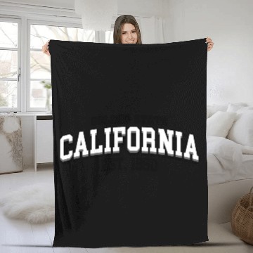 Discover California Golden State Fleece Blankets