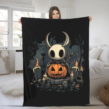Discover Spooky Hollow Knight Fleece Blankets