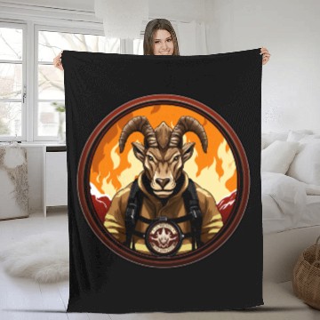 Discover Capricorn Firefighter Fleece Blankets