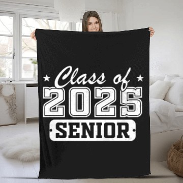 Discover Class of 2025 Senior Graduation Back To School Fleece Blankets
