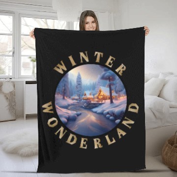 Discover Winter Wonderland Fleece Blankets