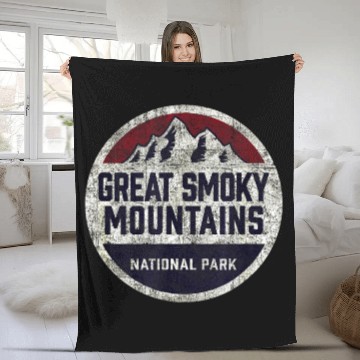 Discover Great Smoky Mountains National Park Fleece Blankets