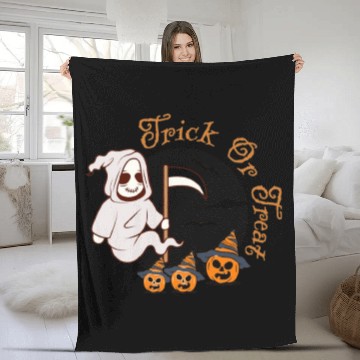 Discover Trick or Treat - Halloween Fleece Blankets