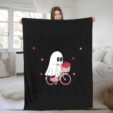 Discover Garden Fresh Harvest, Flowers Harvest Design Fleece Blankets