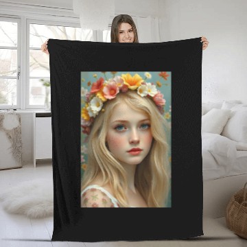 Discover Beauty of youth Fleece Blankets