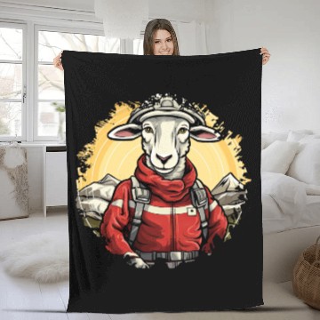 Discover Sheep Firefighter Fleece Blankets