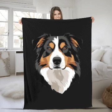 Discover Australian Shepherd Fleece Blankets