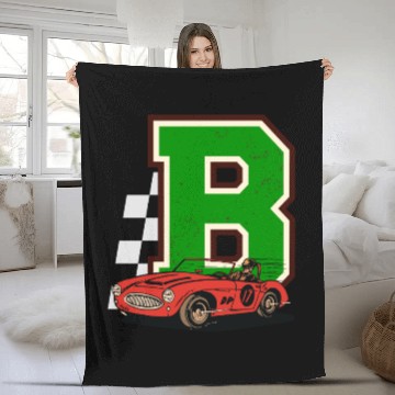 Discover Vintage Racer - B Series Fleece Blankets