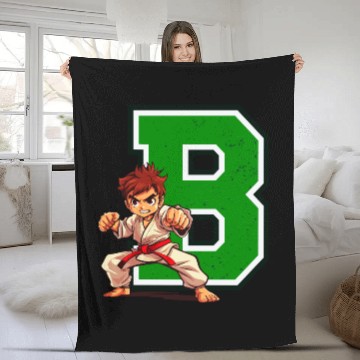 Discover Karate Kid - B Series Fleece Blankets