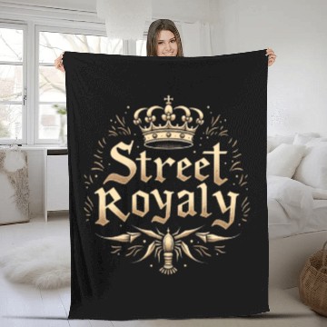 Discover Street Royalty Golden Lobster Fleece Blankets