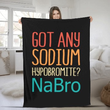 Discover Retro Organic Chemistry Got Any Sodium Hypobromite Fleece Blankets