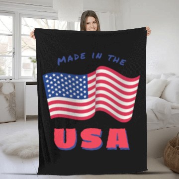 Discover MADE IN USA Fleece Blankets
