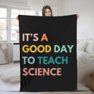Discover Science Teacher Gifts Its A Day To Teach Science Fleece Blankets