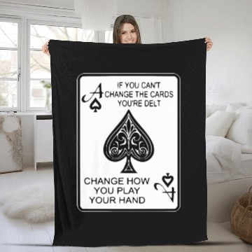 Discover Ace Of Spades Change How You Play LIKE US ON FB # Fleece Blankets