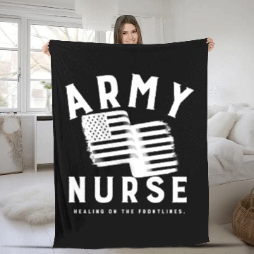 Discover Army Nurse: Healing the Frontier Fleece Blankets
