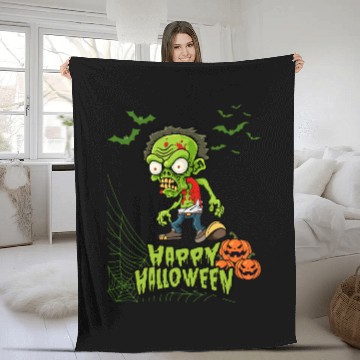 Discover Happy Halloween Fleece Blankets
