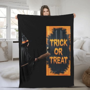 Discover Witching Hour: Trick or Treat Fleece Blankets