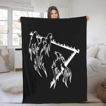 Discover Phoenix bird Fleece Blankets