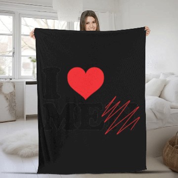 Discover i love me not men. Funny I love myself Fleece Blankets
