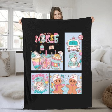 Discover Merry Christmas, Nurse Heroes! Fleece Blankets