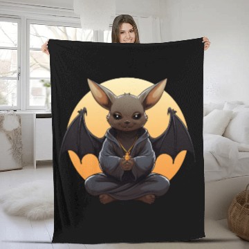 Discover Yogi the bat Fleece Blankets