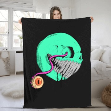 Discover Cringe Zombie Pac Man Fleece Blankets