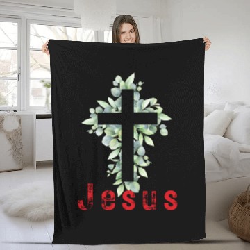 Discover Jesus Fleece Blankets