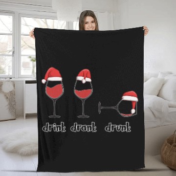 Discover Drink, drank, drunk Fleece Blankets