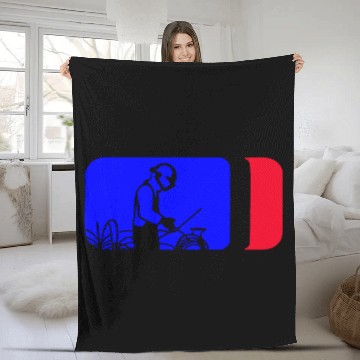 Discover Major League Welder Sticker – Welding Logo Style D Fleece Blankets