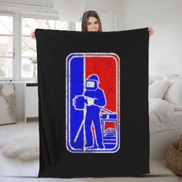 Discover Major League Welder Sticker – Iconic Welder Life D Fleece Blankets