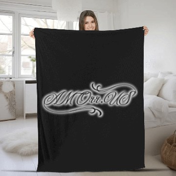 Discover amorr.us fancy lettering Fleece Blankets
