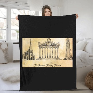 Discover The greatest history teacher Fleece Blankets