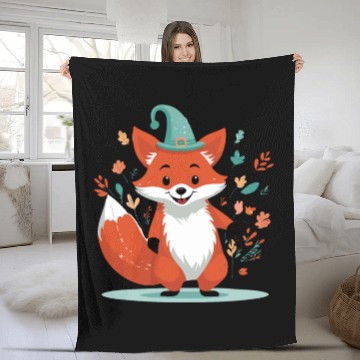 Discover Chill Squirrel - In Relax Mode Fleece Blankets