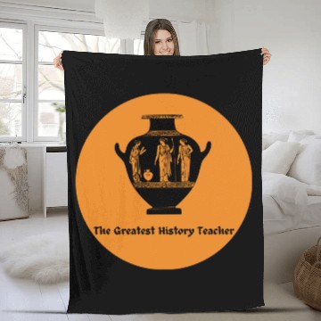 Discover The Greatest History Teacher Fleece Blankets