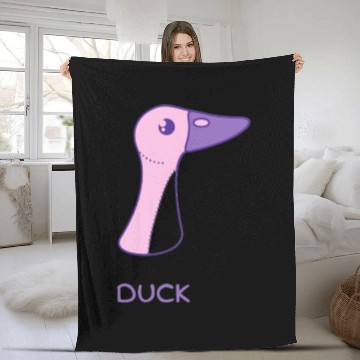 Discover Duck Fleece Blankets