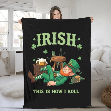 Discover Irish Drinking Fleece Blankets