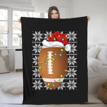 Discover Rugby Santa Fleece Blankets