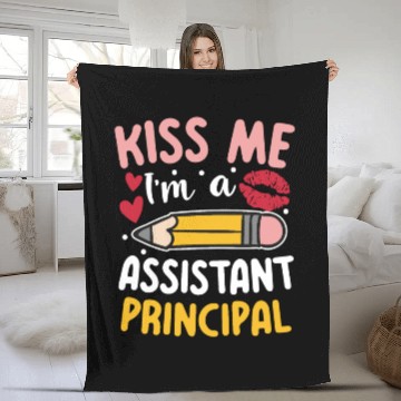 Discover I'm An Assistant Principal for a School Counselor Fleece Blankets