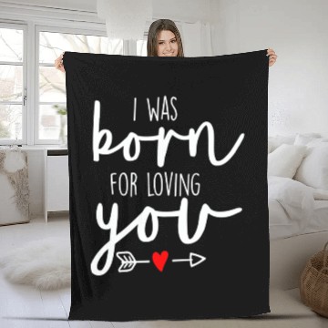 Discover Bride Born For Loving You Bride To Be Engagement Fleece Blankets