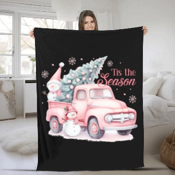 Discover This Xmas Season Merry Christmas Snowman Fleece Blankets