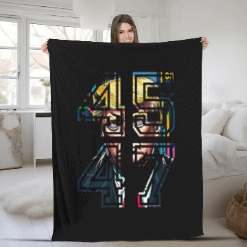 Discover Trump 45 47 | Pop Art | American President Fleece Blankets