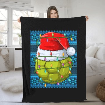 Discover Handball Christmas Lights Fleece Blankets