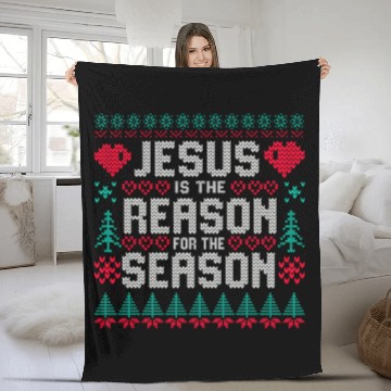 Discover Jesus is the Reason for the Season Fleece Blankets